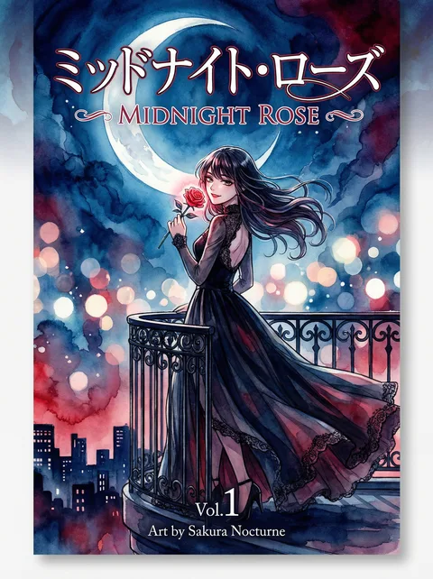 绅士漫画 - 新作漫画《午夜玫瑰》封面